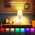 E27 220V 16 Colors RGB Bulb LED Multicolor Bulb Household Lighting Dimmable 24 Key Remote Control Smart Lamp Atmosphere Light