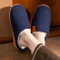 Winter Women's Slippers TPR Sole anti Slip Soft Knit Home Shoes Comfortable and Warm Indoor Casual Shoes
