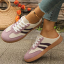 *Summer New Round Toe Thick Soled Comfortable Casual Slippers Fashionable and Sexy Lace Up Hot Selling M Ü Ller Shoes for Women