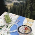KANPAS Basic and Beginner's Orienteering thumb compass, Orienteering Primary Compass, MA-40-FS, Durable Sport Compass