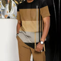 Summer fashion new sports suit men's T - shirt+pants 2 - piece set oversized clothes Joogers Outfit 3D - View 7 | SAMAG