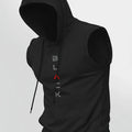 Men's Breathable Hooded Sleeveless Tank Top Casual Sports Vest Quick Dry Machine Washable Multi-Color All-Season 1 Piece
