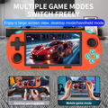 GAMINJA Handheld Portable Gaming Console 4.5Inch HD IPS Screen Display Retro Gaming System LED lights Built-in 12000 Games