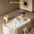 Large Baby Bathtub 0-5 Year Old Children Foldable Tub Babies Sit Lie Down All-in-One Newborn Bathing Basin Keep Warm Baby Tubs