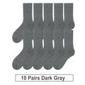 10 Pairs New Men's Cotton Socks Black Business Soft | SAMAG