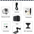 1080p SQ28 Outdoor Waterproof Sports Camera  Portable Car Mini DV Camera High Definition Aviation Small Direct Recording Camera