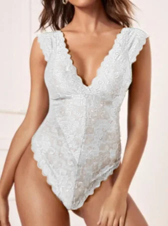 Sexy Women's Lingerie Erotic Babydolls Bodysuit Transparent Tights Women's Sexy Pajamas Sleeveless Overalls Exotic Underwear