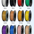 KINGROON 22LBS PETG or PLA filament 3D Printer Filament 10 Rolls 1KG 1.75MM Eco-Friendly Good Toughness Mix Color Free Shipping