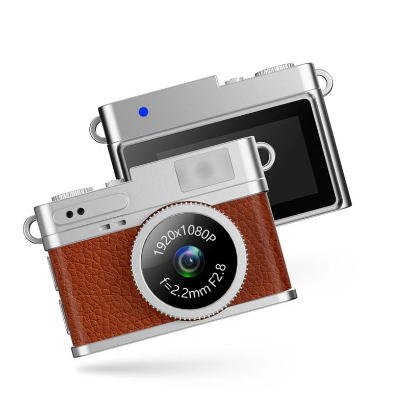 1080P HD Mini Camera 0.96-inch Screen Retro Digital Camera CCD Dynamic Video DV Camcorder Suitable for Travel, Sports etc.