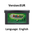 Mario GBA Games cards EUR USA Version GBA Game Cartridge 32 Bit Video Game Console Card Series Super  Wario Land4