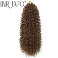 14"Curly Passion Twist Crochet Hair Synthetic Yanky Twist Braiding Hair Extensions Pre-twisted Pre-Looped Senegalese Twist Hair