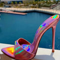 2026Summer New Pointed Thin High-heeled Women's Sandals, Sexy and Comfortable Party Fashionable High-heeled Slippers