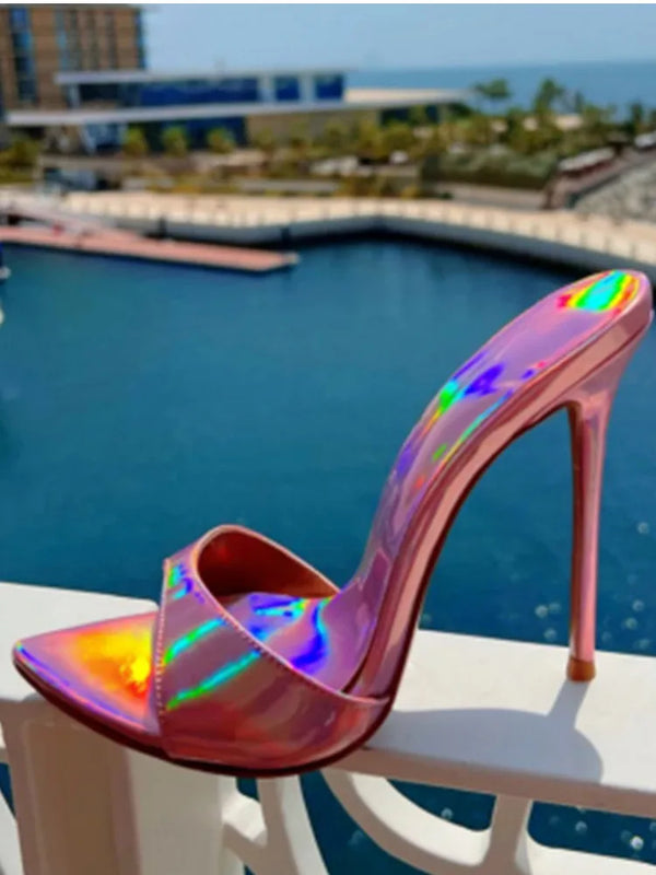 2026Summer New Pointed Thin High-heeled Women's Sandals, Sexy and Comfortable Party Fashionable High-heeled Slippers