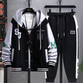 Men's Hooded Tracksuit Set Hoodie Jogger Pants 2 Piece Fashion Sports Wear Korean Popular Clothes Plus Size - View 6 | SAMAG