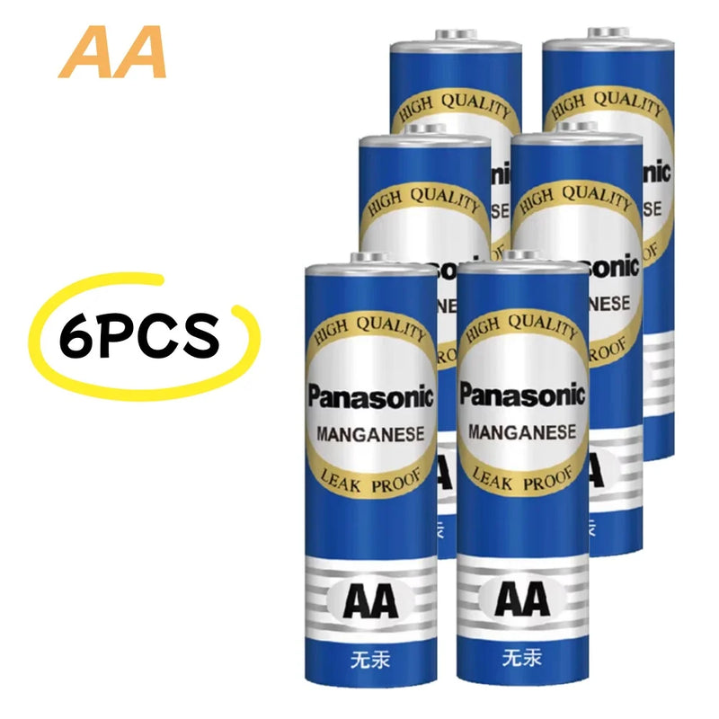 Original Panasonic AA AAA 1.5V Alkaline Batteries LR6 LR03 Long Lasting Leak Proof For Remote Control Toy Camera Flashlights Mou