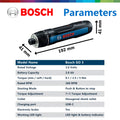 BOSCH GO 3 Cordless Screwdriver 3.6V Lithium - ion Battery Rechargeable Drill with Box go3 Professional Tool - View 2 | SAMAG