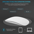 Upgrade Wireless Bluetooth Magic Computer Mouse Rechargeable Touch Slim Ergonomic Dual-Mode Silent PC Mice For Apple Macbook Air