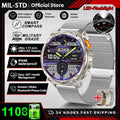 2026 New 1100mah AMOLED Smart Watch Men 170+Sport Fitness LED Flashlight IP69 Waterproof Bluetooth call GPS track Smartwatch iOS