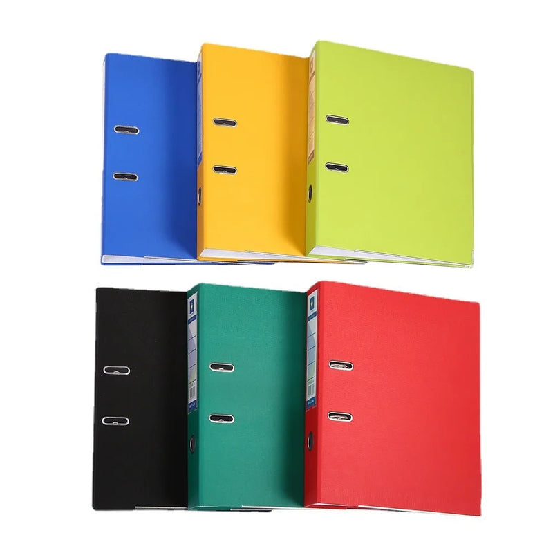 2 Ring Lever Arch File Portable High Capacity Folder Two Hole Binder Plastic Lever Arch A4 Binder Folders Office Supplies