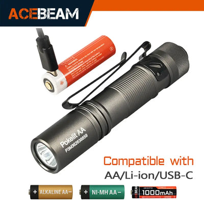 ACEBEAM High CRI EDC Flashlight Pokelit AA Rechargeable | SAMAG