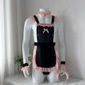 Sexy Erotic Lingerie Cute Male Servant Waiter Uniform Set Men Temptation Cosplay Bell Underwear Apron Adult Porno Sets Halloween