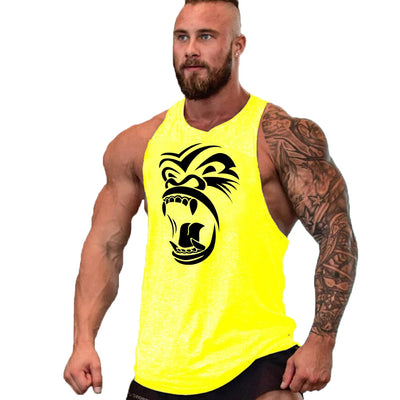 Workout Bodybuilding Sports Brand Gym Men's Back Tank | SAMAG
