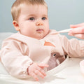 Cute Baby Bibs Waterproof Oil Proof Apron New Double Buckle Washcloth Feeding Bib Soft Burp Cloth For Boy Girl Bandana Bibs