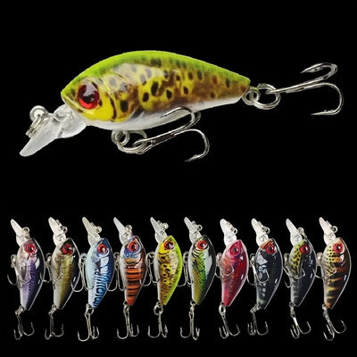 Lifelike Mini Fishing Lures Set Assorted Bionic Minnow | SAMAG