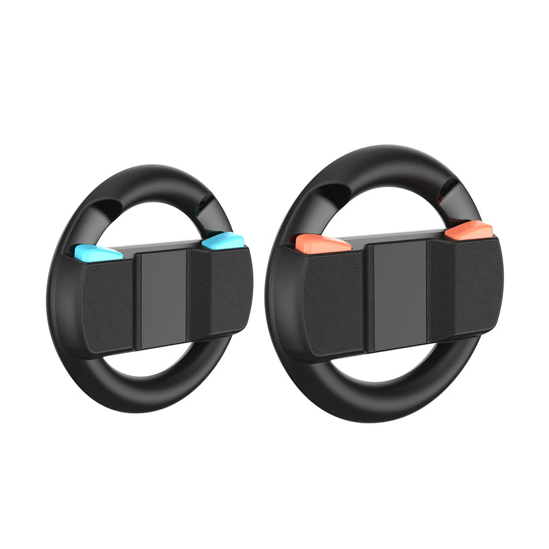 4 IN 1 Racing Steering Wheels and Hand Grips TNS-5110S for Switch 2/Switch 1 Handle,Left&Right Controller Bracket,Grip Holder