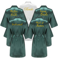 Wedding Bride Bridesmaid Robes Dressing Gown Sexy Women | SAMAG