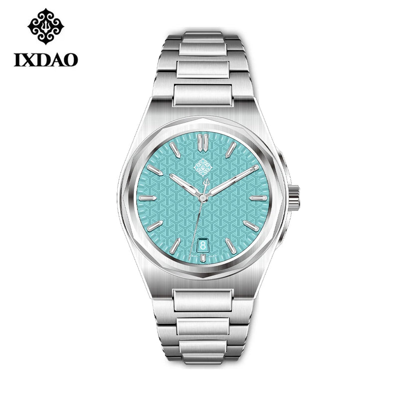 IX&DAO 2026 New Warrior Men's Automatic Mechanical Watch 37mm PT5000 Top Sapphire BGW-9 Stainless Steel Sports Waterproof 10Bar