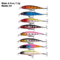 Mixed Minnow Fishing Lures Hard Bait Crankbaits Bass | SAMAG