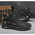 Men's High-Cut Casual Sports Shoes Anti-Slip Wear-Resistant Ankle Boots Outdoor Workwear Footwear for Comfortable Walking