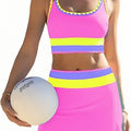 Women's Bikinis And Tankinis High Waist Color-blocked | SAMAG