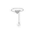 ANDYWEN 925 Sterling Silver Transformer Adjustable Chain Heart Pendant Charm Necklace Drop Choker Resizable Women Luxury Jewekry