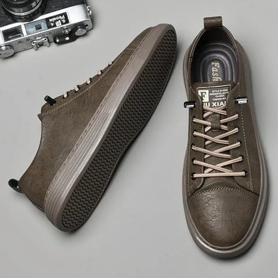 Genuine Leather Men Casual Shoes Designer Luxury Brand | SAMAG