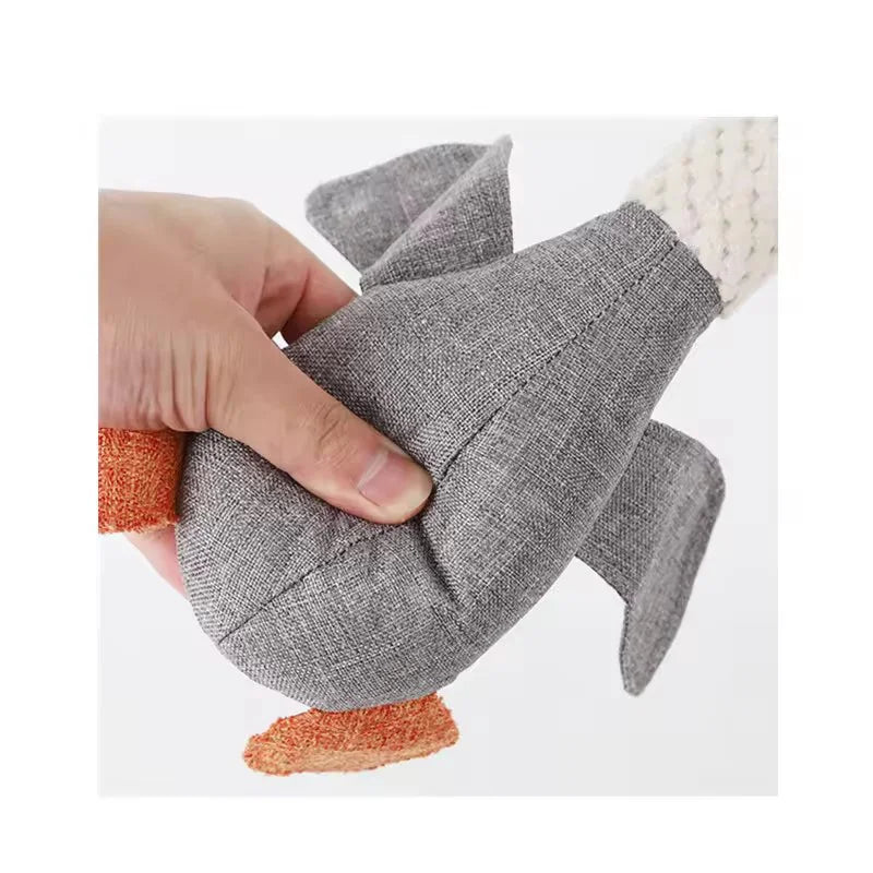 Eco - Friendly Plush Duck Dog Toy with Squeaker for Chewing and Teething - Interactive Pet Supplies Cat Dog Toys