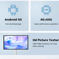 21.5" Rechargeable Standing Waterproof Touch Screen Smart TV Android Smart Display Screen Monitor Portable TV With Wheels