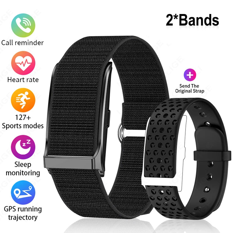 LIGE No Screen Smart Watch Men's Sports Outdoors Fitness Heart Rate Monitor 1ATM Waterproof New Smartwatch For Andrio IOS 2025