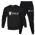 Men's autumn and winter sets of round - neck sweatshirts and jogging pants, and fashion, outdoor fitness and - View 3 | SAMAG