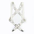 Deepeel 2.5cm Men's Leather Suspenders 2 Clip Hooks Man Elastic Brace Adult Adjust Strap Harness Suspender for Pants Accessories