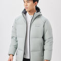 Kelme Short Down Jacket Men's Autumn And Winter Hooded Couple Warm Cotton Jacket Fashionable Outdoor Sports Thick Down Jacket