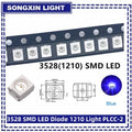 100pcs/lot 3528 1210 Diode SMD LED Diodes Kit Green RED WARM White ICE Blue Yellow Pink Purple-UV Orange rgb PLCC-2 High Quality