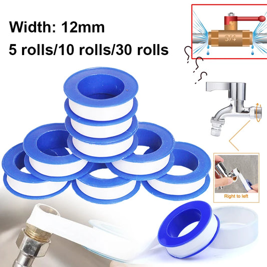 1-10 rolls of PTFE water pipe tape oil-free tape sealing tape pipe