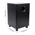 Home Theater Subwoofer 100W Home Subwoofer 6.5 Inch Independent Passive Subwoofer Speaker Plug and Play for Home Theater Party