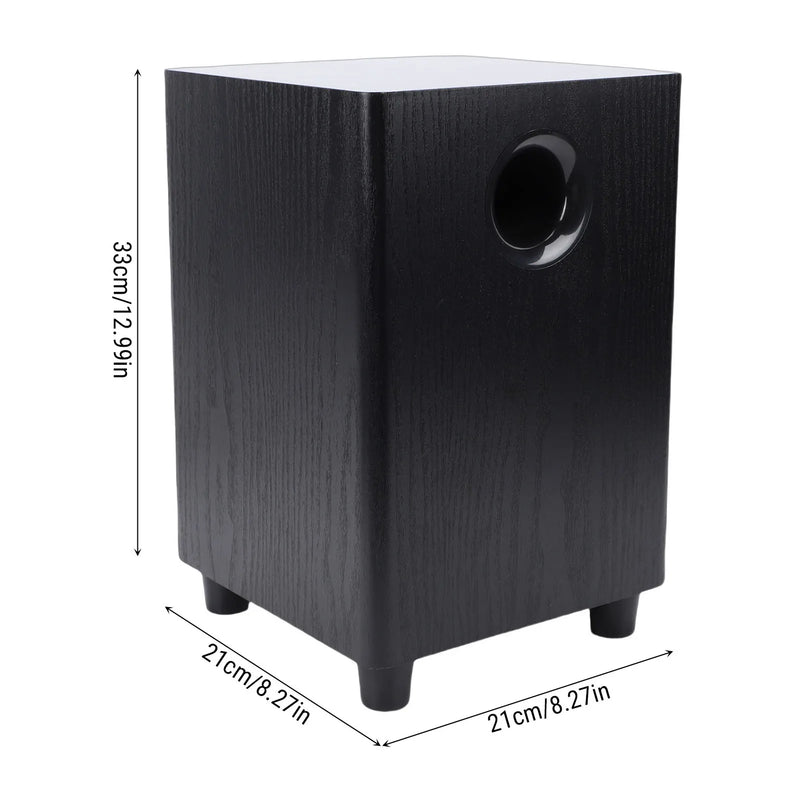 Home Theater Subwoofer 100W Home Subwoofer 6.5 Inch Independent Passive Subwoofer Speaker Plug and Play for Home Theater Party