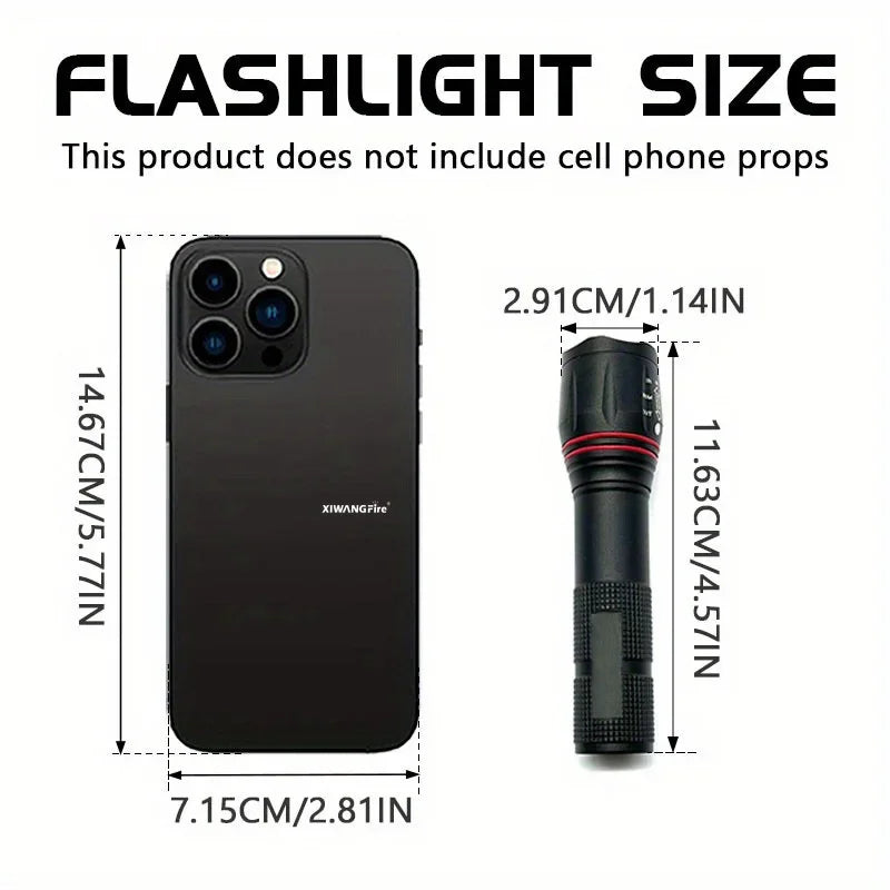 395nm UV Flashlight Zoomable Blacklight USB Rechargeable UV Light Ultraviolet Flashlight for Pet Urine Detection Curing Lighting