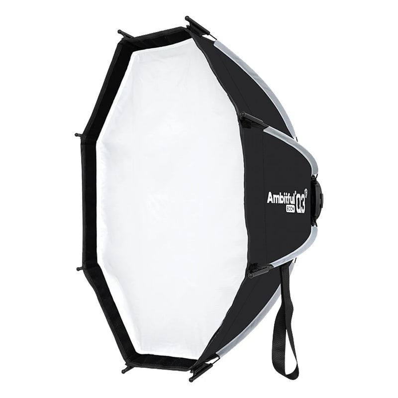 New AMBITFUL Q3 Softbox Light Box With Optional Grid,Mini Bowens Mount,GODOX Mount,Flashlight Bracket For GODOX YONGNUO NANLITE