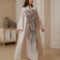 Zahraa Dubai Sequins Embroidery Luxury Woman Evening | SAMAG