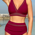VigoBreviya Sexy Solid Strapped Swimwear Women Mesh | SAMAG